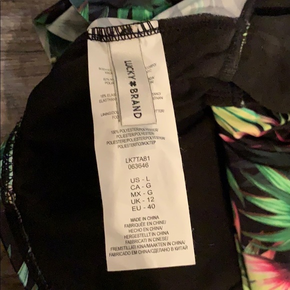 Lucky Brand Floral Off-the-Shoulder Bikini - Picture 3 of 3